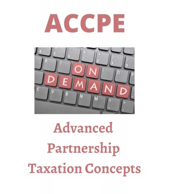 Advanced Partnership Taxation Concepts