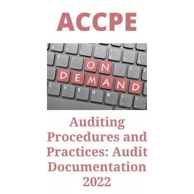 Auditing Procedures and Practices: Audit Documentation 2022