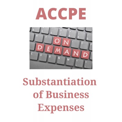 Substantiation of Business Expenses