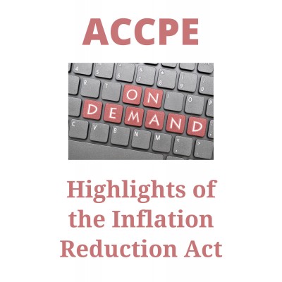 Highlights of the Inflation Reduction Act