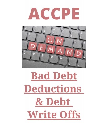 Bad Debt Deductions and Debt Write Offs 2023